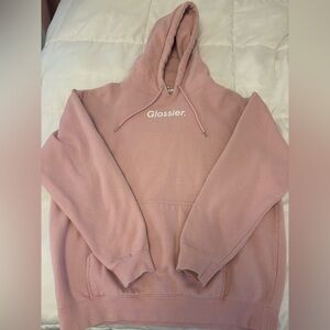 Glossier Original Pink Hoodie